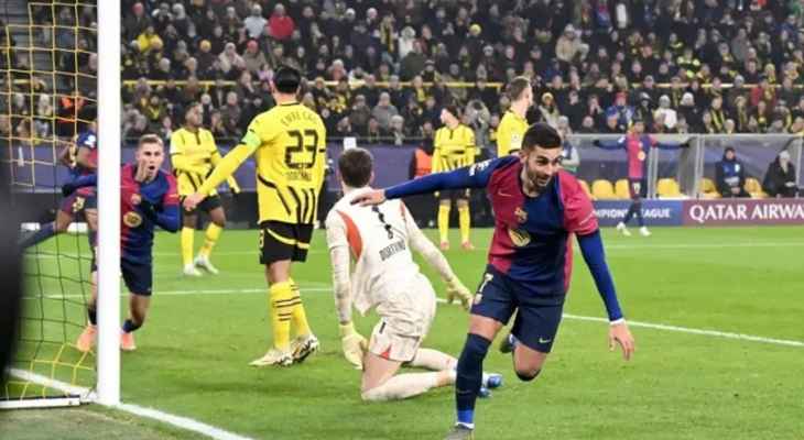 برشلونة يتفوق على دورتموند واليوفي على السيتي والاتلتيكو يواصل تألقه،بلباو يهزم فنربخشة وهيوستن واتلانتا للنصف النهائي